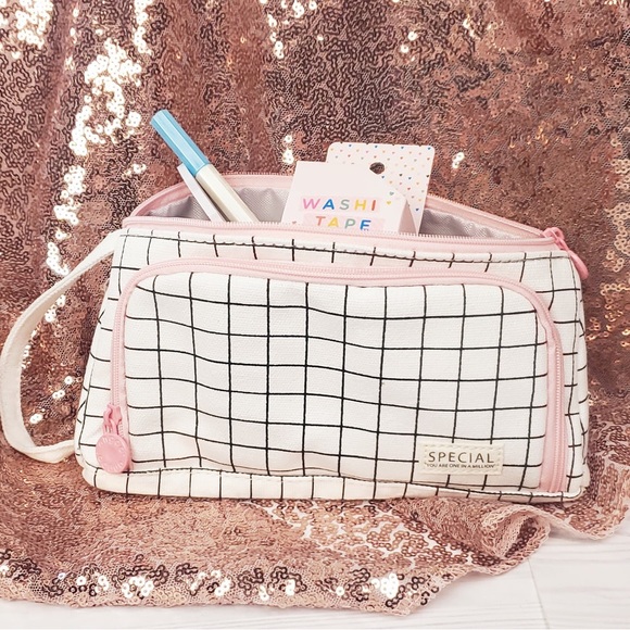 Special One in a Million grid pencil pouch Bag - Picture 1 of 6